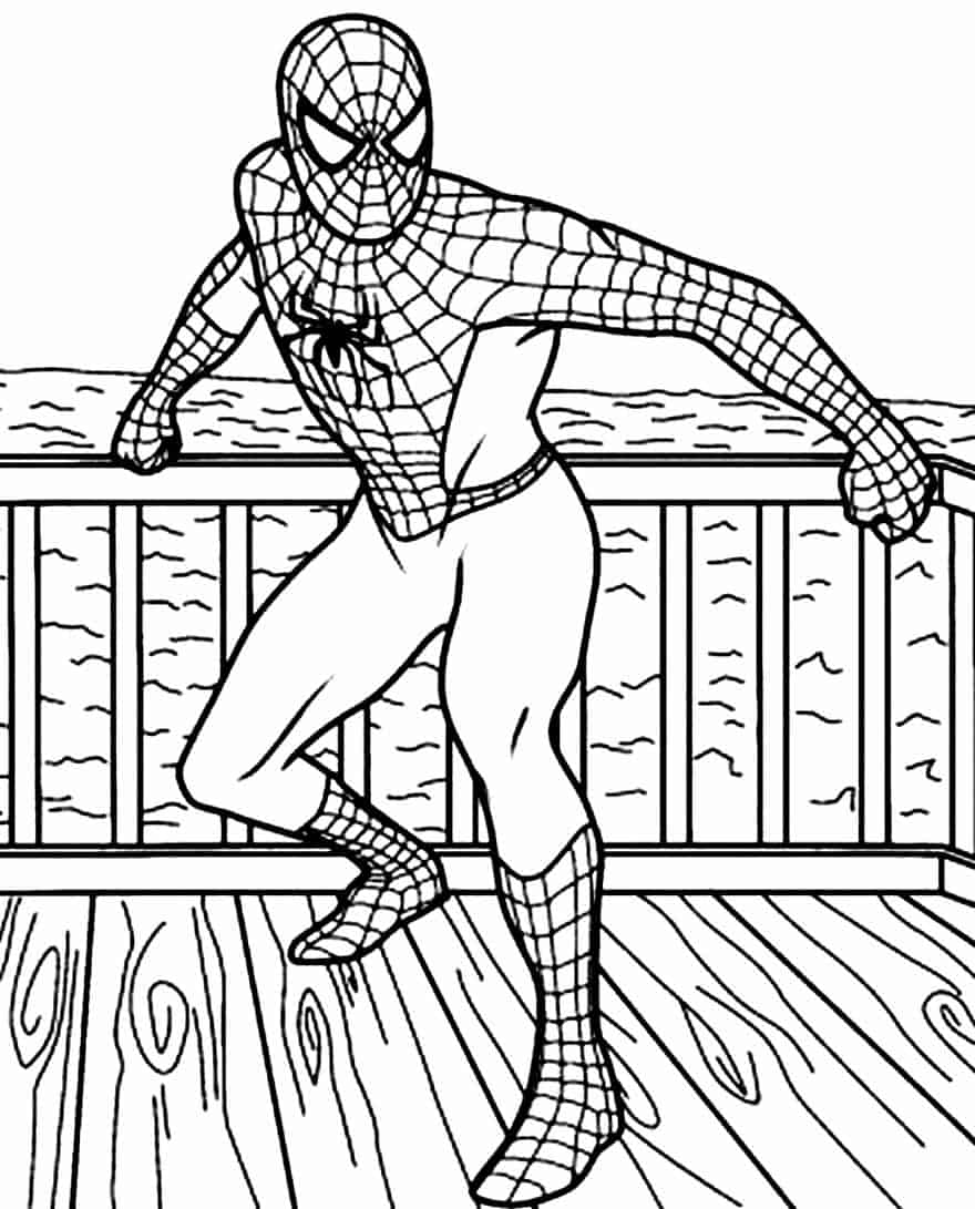 Desenhos para colorir de o homem-aranha com sua namorada -pt