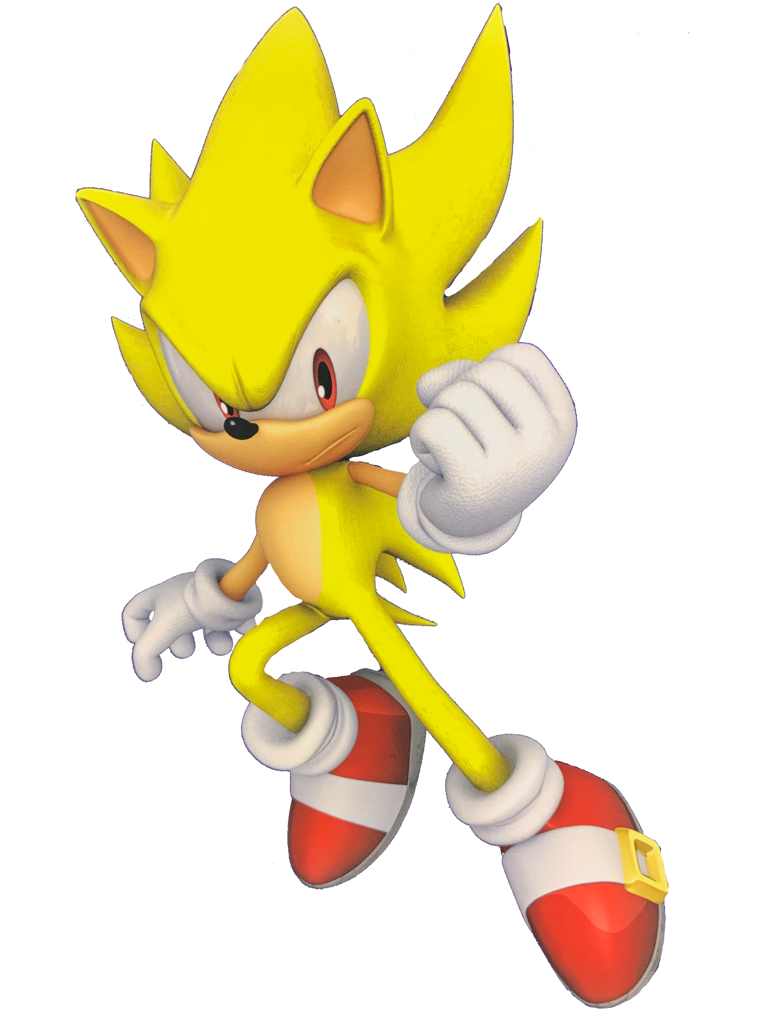 Sonic - Sonic Amarelo 7 PNG Imagens e Moldes.com.br