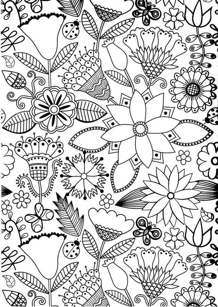 Desenhos de Flores Grandes para Colorir: Terapia e Criatividade em