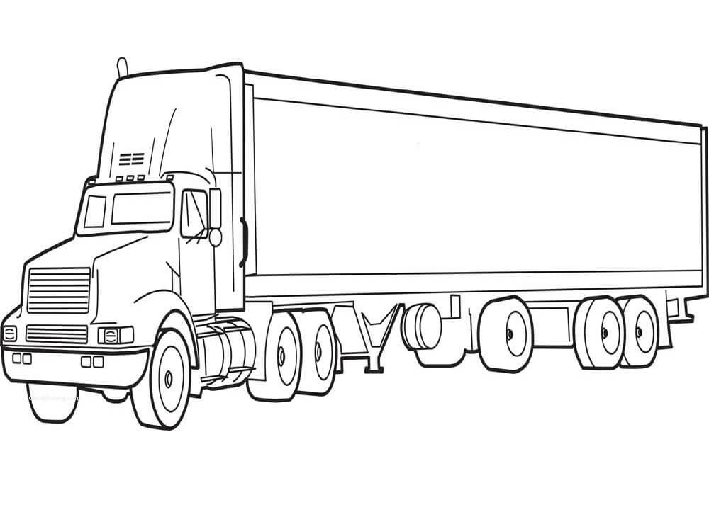 Desenhos de caminhão para colorir  Desenhos de caminhoes, Imagens de  caminhão, Caminhões grandes