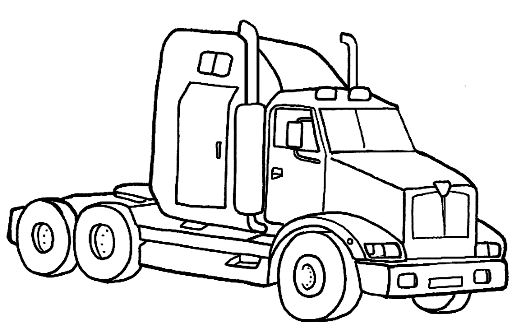 Desenhos de caminhão para colorir  Desenhos de caminhoes, Imagens de  caminhão, Caminhões grandes
