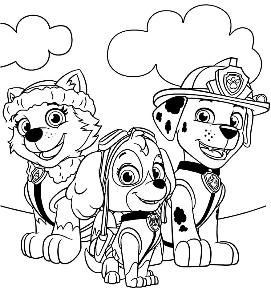 Diversão Garantida: Desenhos para Colorir da Patrulha Canina para Crianças