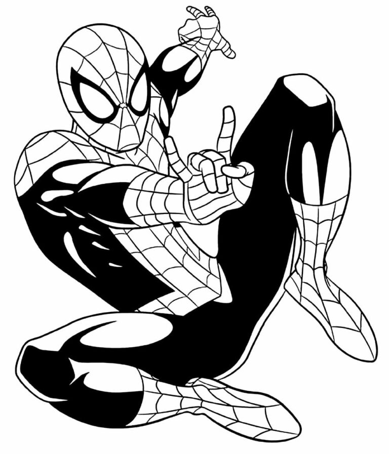 Desenho Duende Verde e Homem Aranha - Desenho para Colorir