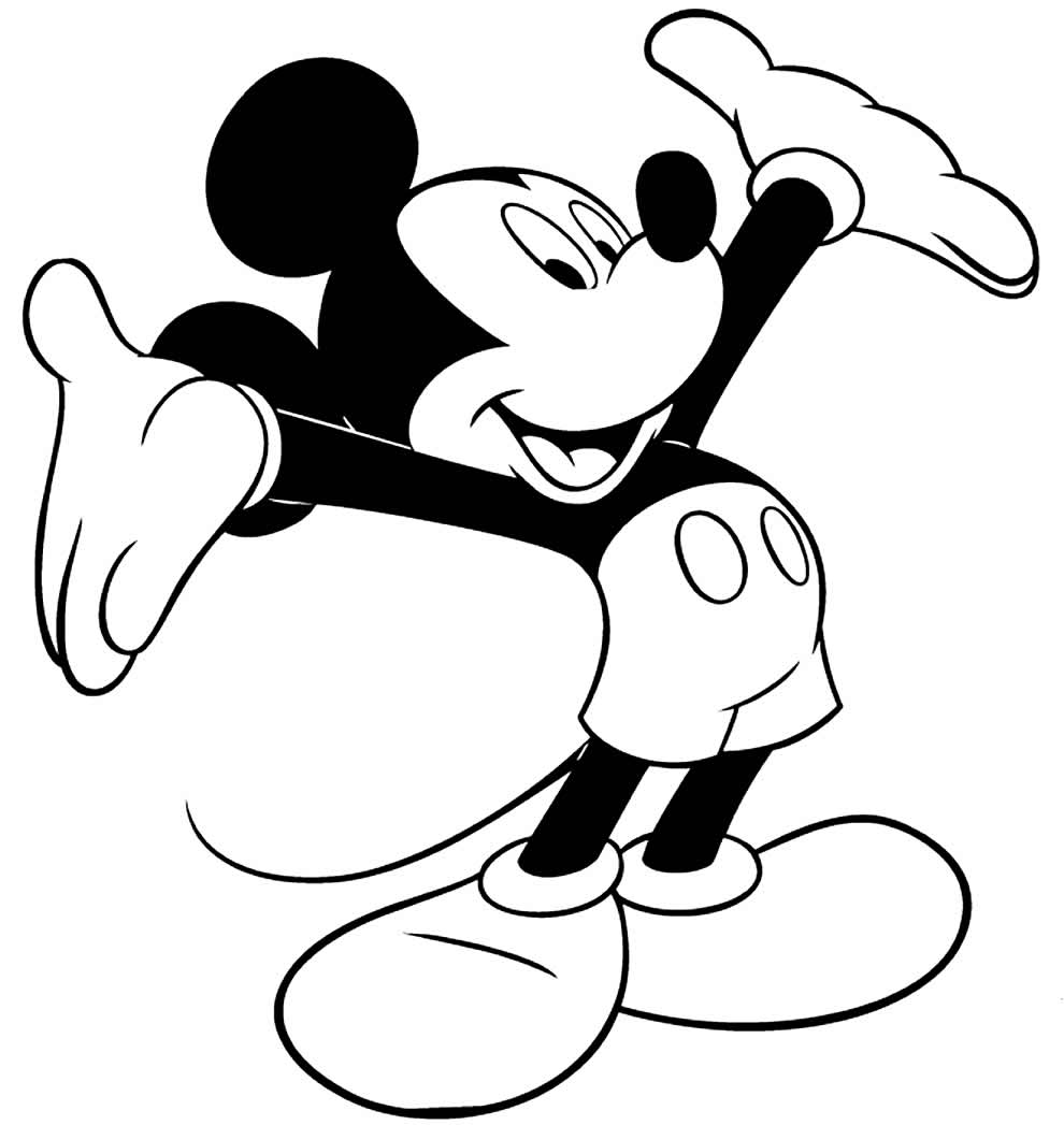 Mickey Mouse para Colorir: Dê Vida à Magia Disney com Estas Incríveis Imagens!