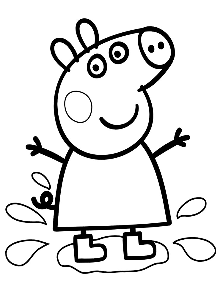 Desenhos Divertidos da Peppa Pig para Colorir: Deixe Sua