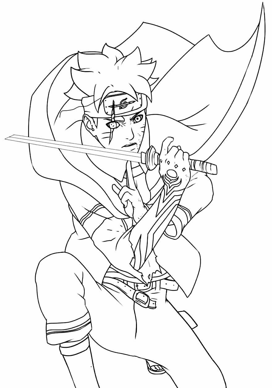 Desenho Naruto para Colorir- 120 Aventuras Ninja