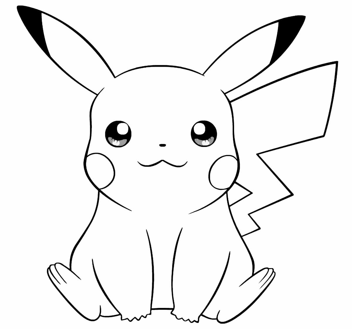 como desenhar o pikachu