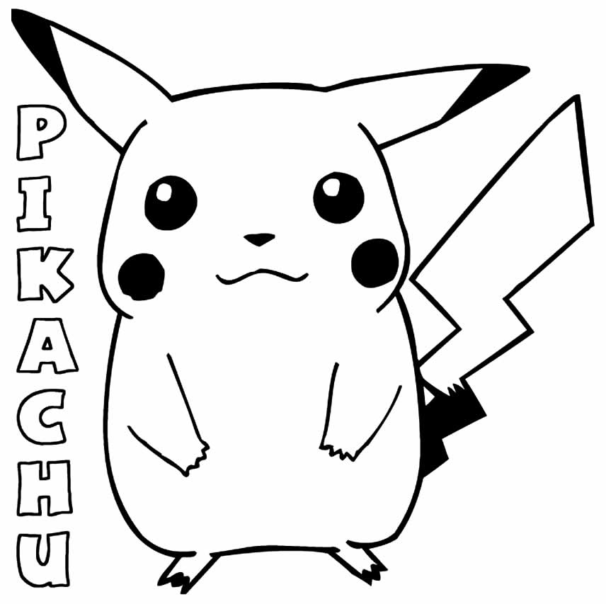 Pikachu para Colorir: Dando Cores à Aventura Pokémon