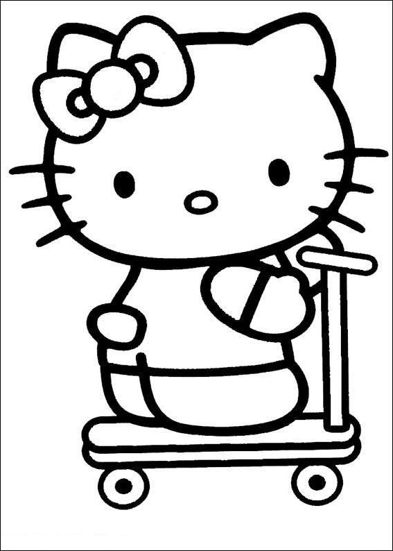 Colorindo a Fofura: Hello Kitty em Desenhos Encantadores