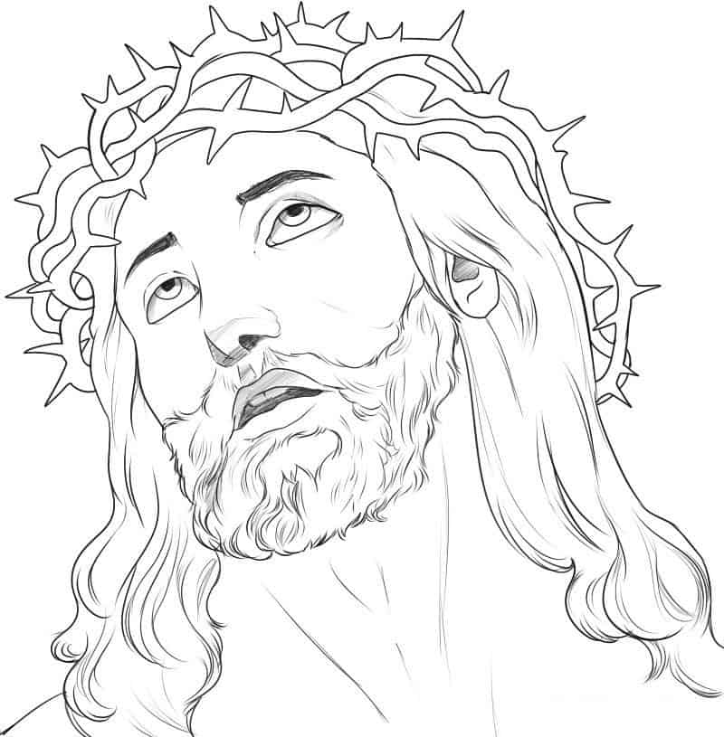 Colorindo a Serenidade: Desenhos de Jesus para Encontrar Paz Interior