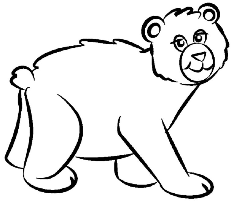 Pintando Aventuras: Desenhos Encantadores de Ursos para Colorir