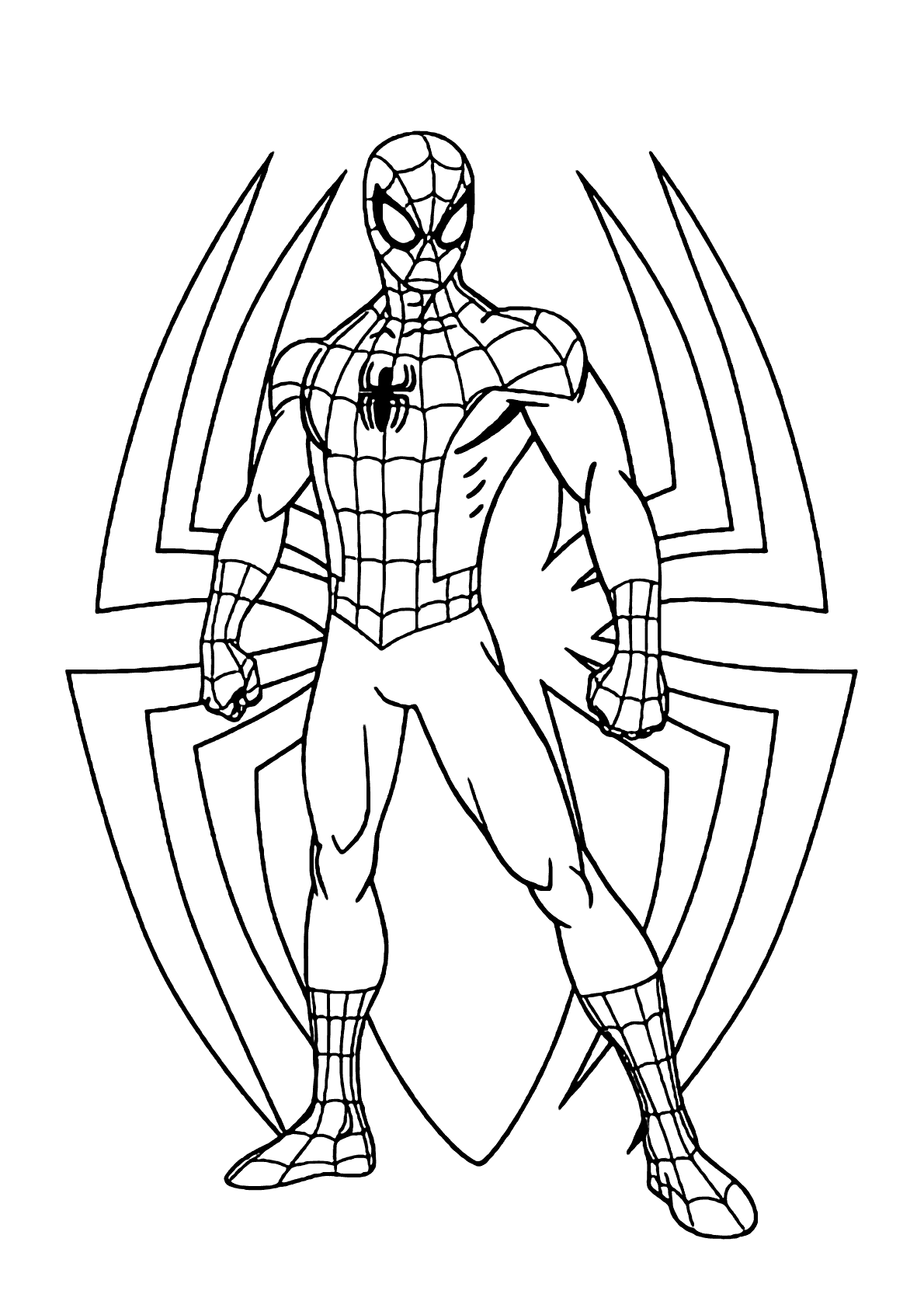 Desenhe e Divirta-se: Colorindo o Homem-Aranha para uma Aventura Criativa!